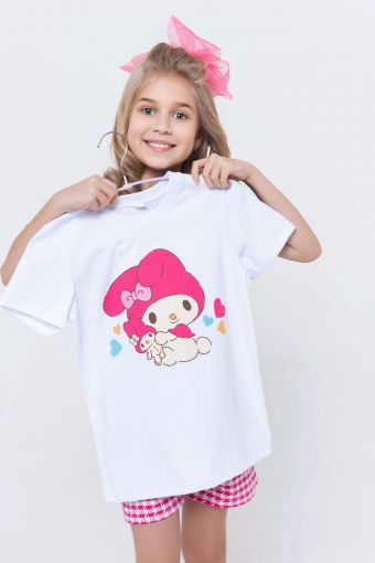 2_1 - детская пижама (Розовый) (Фото 2)
